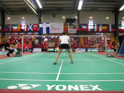 Europe Cup Zwolle 2010 Badminton day3.wmv