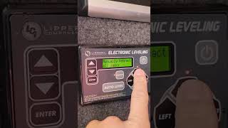 how to clear the LF error code on the lippert self leveling system