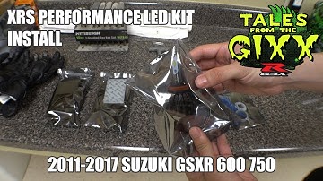 2011-2017 Suzuki GSXR 600 750 LED Kit Install