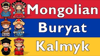 Monic Monian, Buryat, & Kalmyk-Oirat