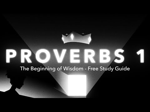 Proverbs 1 Animated Reading and Free Bible Study (Link in Description)