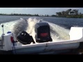 Evinrude 150 spitfire intruder 1993 pushing down the river