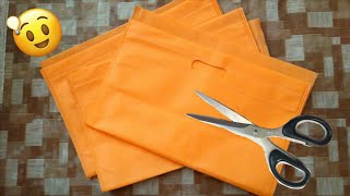 best out of waste | shopping bag craft ideas | best use of shopping bags