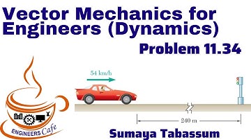 Vector Mechanics for Engineers (Dynamics) Tenth Edition Solution Bangla Problem 11.34
