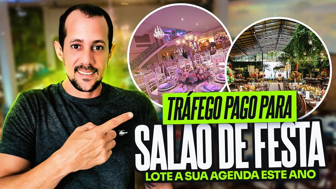 TRÁFEGO PAGO PARA SALÃO DE FESTAS: LOTEI A AGENDA DO MEU CLIENTE COM ESSA CAMPANHA DE VENDAS!