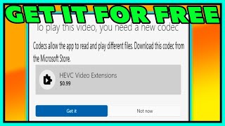 HOW TO FIX HEVC VIDEO EXTENSIONS CODEC MISSING 0XC00D5212 ERROR WIHTOUT PAYING ON WINDOWS 10