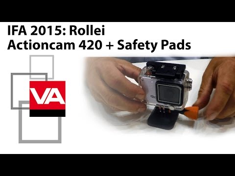 IFA 2015: Rollei Actioncam 420 + Safety Pads im Detail