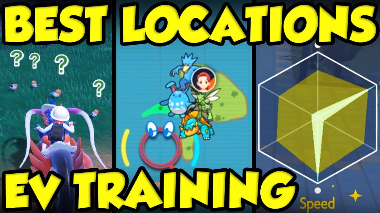 Pokemon Scarlet and Violet Complete EV Training Guide! Best Places to EV  Train in Scarlet and Violet 