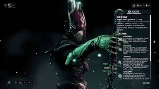 Warframe Harrow Info Screen Audio Rap Tap Tap