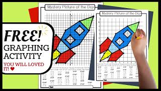 Coordinate Graphing Mystery Picture Four Quadrants (Free download!)