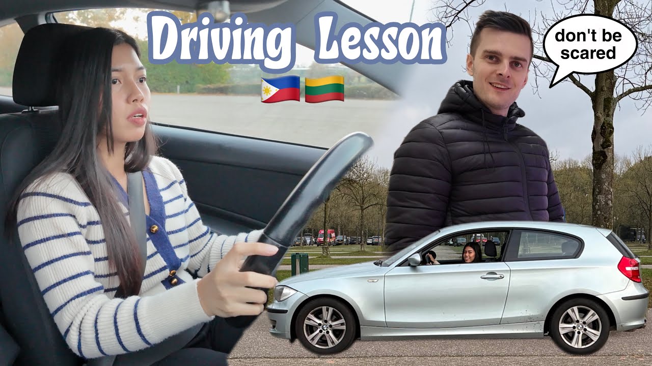 Мой муж-литовец научил меня водить машину на механике! Это так страшно 😬