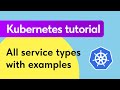Service types in Kubernetes: ClusterIP, NodePort, LoadBalancer, ExternalName