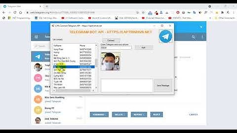 C# Using Telegram API Send Message Winform