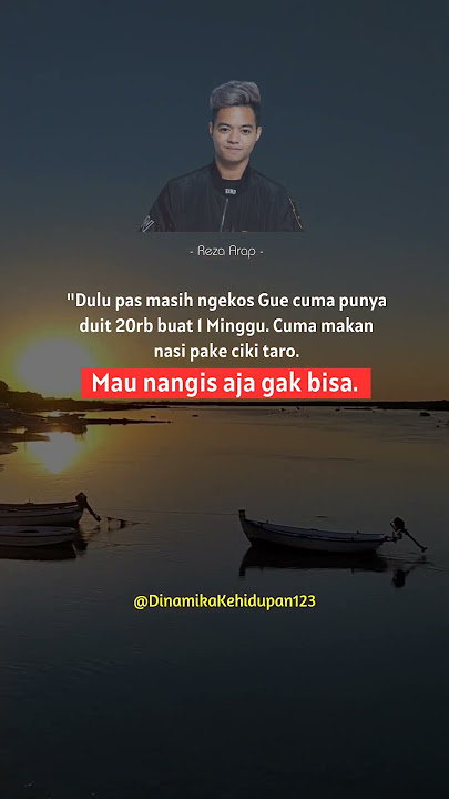 Reza Arap #rezaarap #katakatabijak #shorts #motivasidiri #quotes #rezaarab