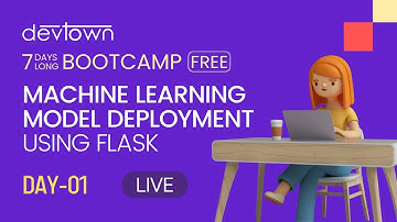 Machine Learning Model Deployment using Flask [Free 7 Days LIVE Bootcamp] - Day 1