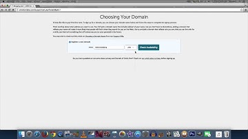Signing Up for Domain of One