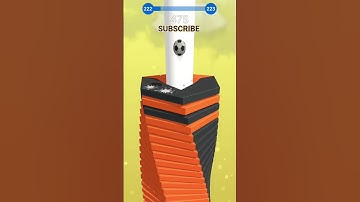 Stack Ball ⚽ High Speed Level 🎚️-121-122-123 / Super Ball Game 🎯#stackball #shorts #viral #tranding