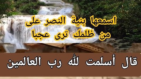 آيات النور والتيسير اسمعها بنية النصر على من ظلمك ترى عجبا