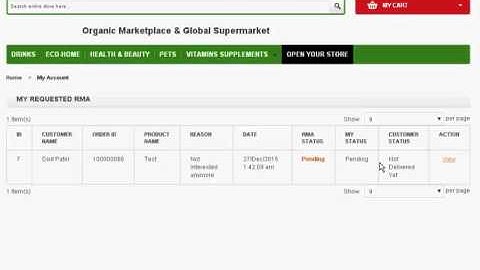 How to Manage Return/Refund RMA Request ?