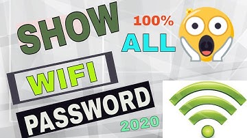 Find all Wi-Fi passwords with only 1 command | Windows 10/8.1/8/7  2020