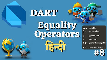 Dart Equality Operators In Hindi | Dart Programming Language | Dart Hindi Tutorial |smtechviral| #8