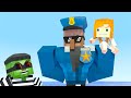 The minecraft life of Steve and Steve : Police Villager - Minecraft animation