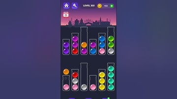 Ball Sort Master Game Level - 332 Without Boosters | Puzzle Game | #entertainment #puzzle #game