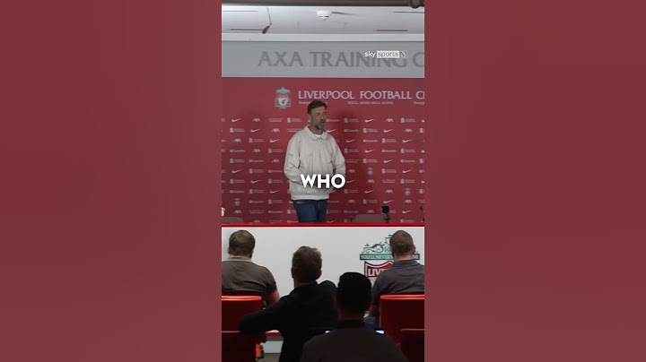 Jurgen Klopp is not bothered about turning up late to his final few pressers! 😅