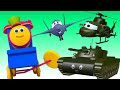 Bob le Train - Visite du camp militaire | BOB les rimes de train maternelles! | Army Camp