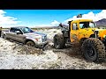 Ford Truck Sinks Into Dry Lake Bed!