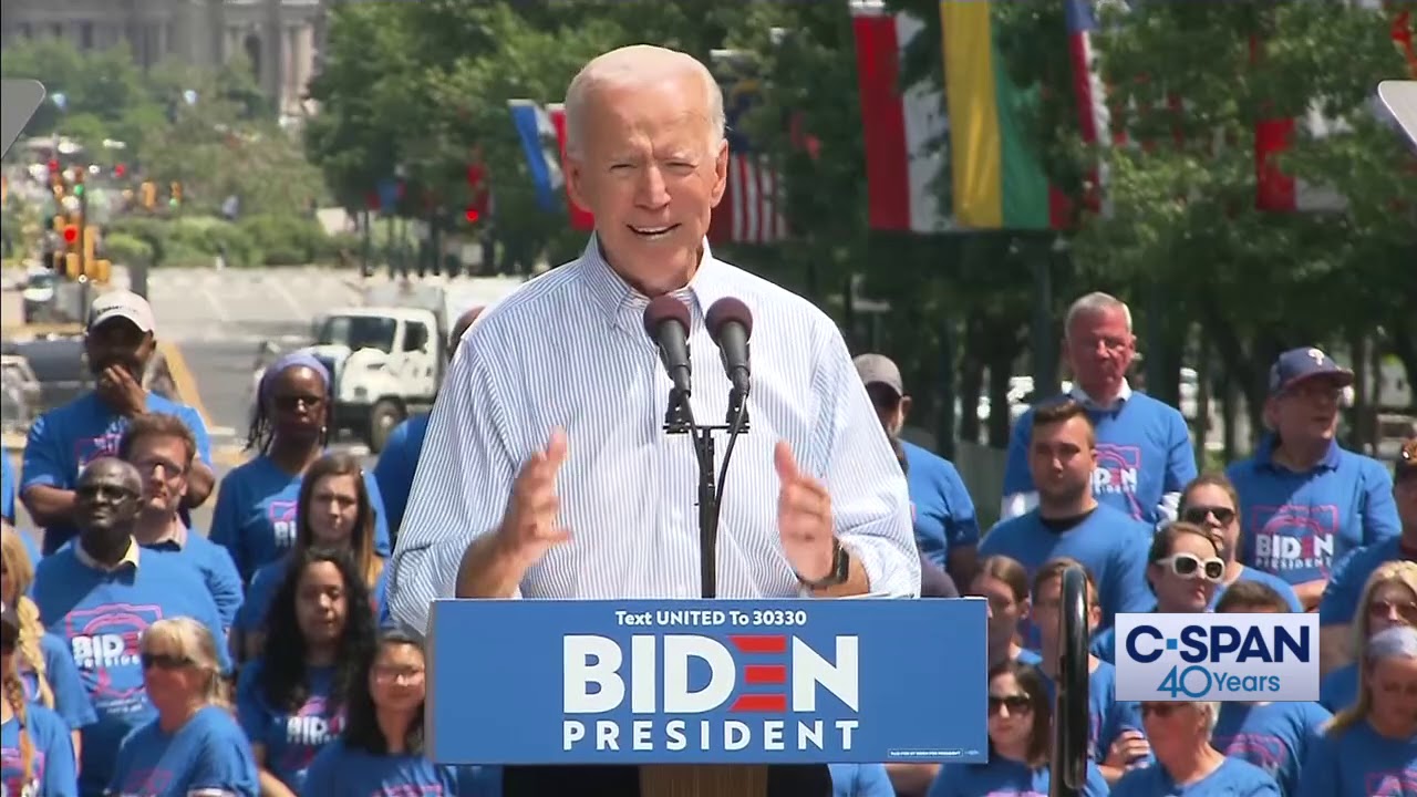 Joe Biden Presidential Campaign Kick-Off (C-SPAN)