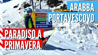 Arabba - Portavescovo: the best of spring skiing in the Dolomites