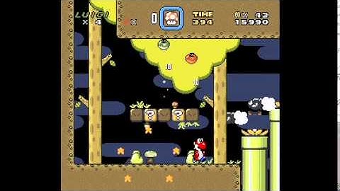 SMW Custom level: Bullet Storm Forest
