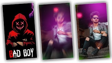 New bad boy attitude status editing | kinemaster new video editing 2021 | status editing