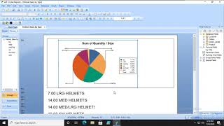 Crystal Reports 2020   Creating a Pie Chart and Accessing Data Drill Down