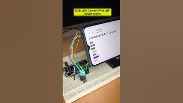 Smart Home🌈RGB LED Control ESP8266 #shorts #electronic
