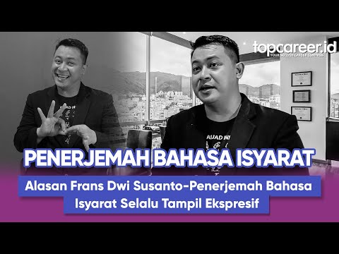 Frans Dwi Susanto Penerjemah Bahasa Isyarat yang Selalu Tampil Ekspresif