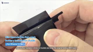 Step By Step Tutorial: Kilix Decode (No Pop-ups) Battery For iPhone 13 Mini Installation Guide