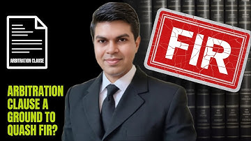Can an Arbitration clause be a valid ground to Quash an F.I.R, -by Arbitrator Hitesh Ramchandani.