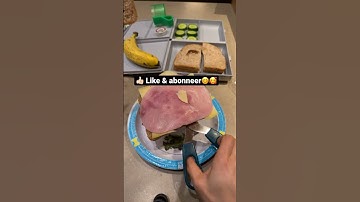 Broodje boterham knippen. Wat eet jij❓Fijne schooldag jongens❣️