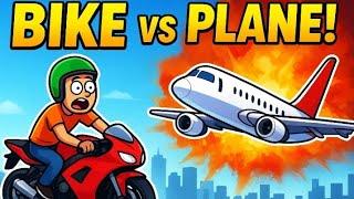 Bike vs Plane | देखते है कौन जितता है | #indianbikesdriving3d #bike #plane #viralshorts #viralvideo 