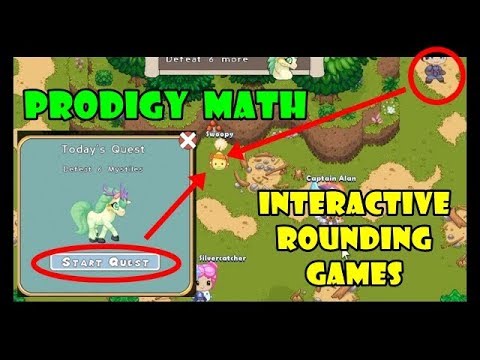 🔴 Interactive Rounding Games 🔟 | Prodigy Math | Level 61 | Star Quest - Youtube