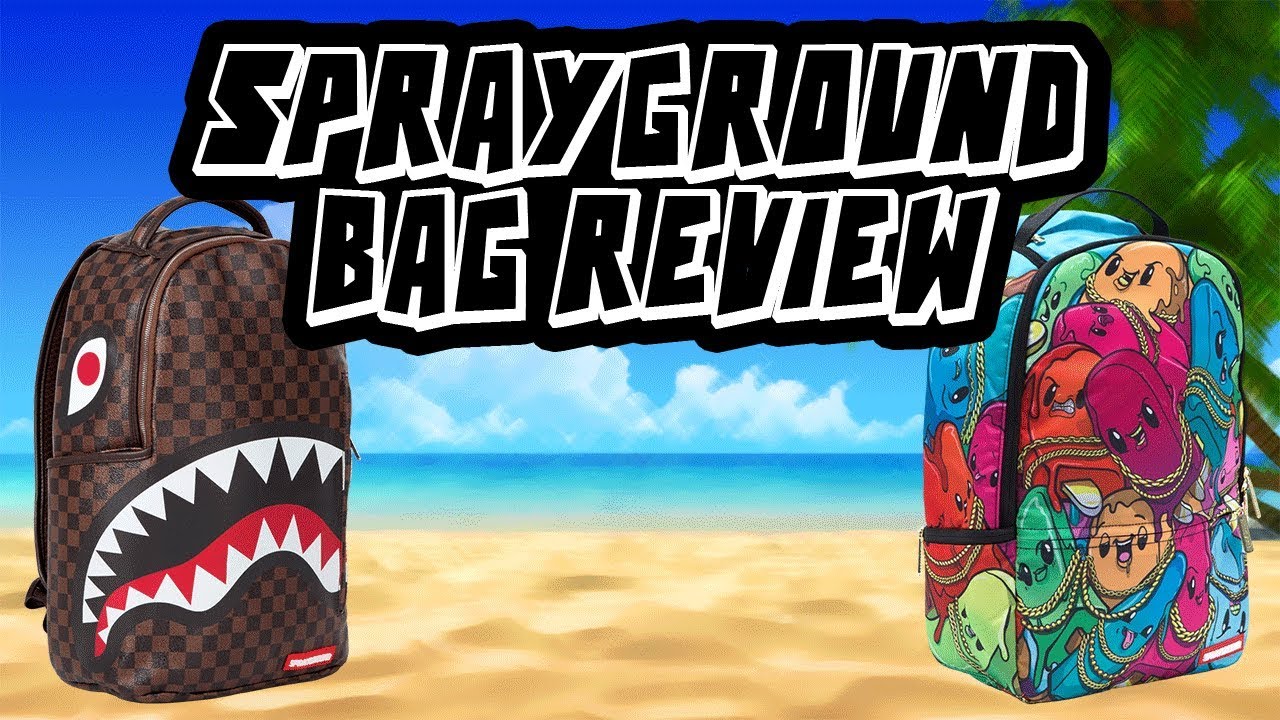 Sprayground Sharks in Paris Backpack Triple Unboxing and Review - LV Dupe?  