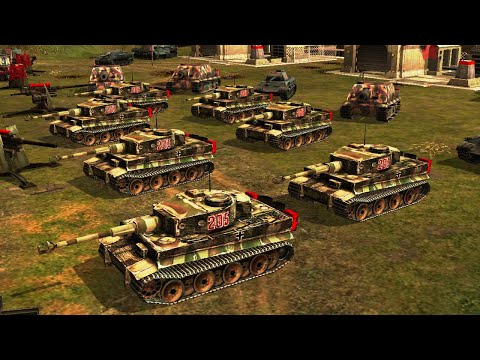 Germany 1 vs 2 United States (WW2 Mod) C&C Generals Zero Hour