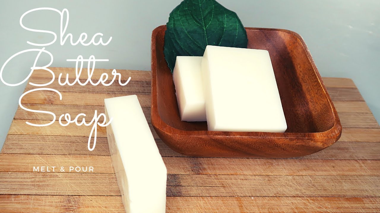 SHEA BUTTER SOAP  MELT & POUR SOAP WITH JUNIPER AND ROSEMARY 