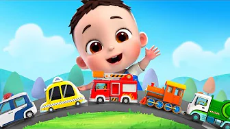 Five Rescue Vehicles Go! 🚓🚒🚂🚛🚕 | Fire Truck, Police Car | Nursery Rhymes & Kids Songs | LiaChaCha