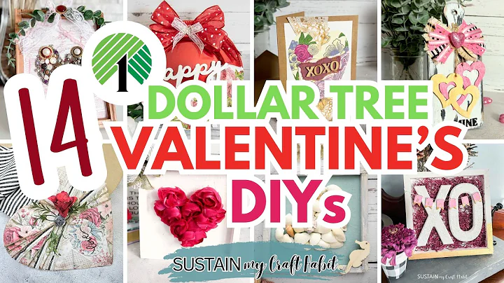 14 Cute and Simple Dollar Tree Valentine's Day DIY and Crafts