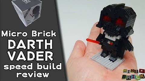 Micro Brick | DARTH VADER | speed build review