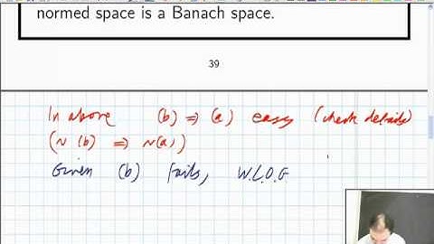 Lecture 13b: Functional Analysis - Equivalence of norms