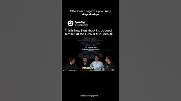 How Elon Musk introduced himself at GROK 3 AI launch.